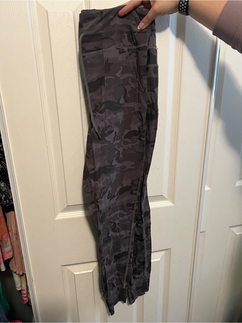 white birch Gray Camouflage Cargo Joggers